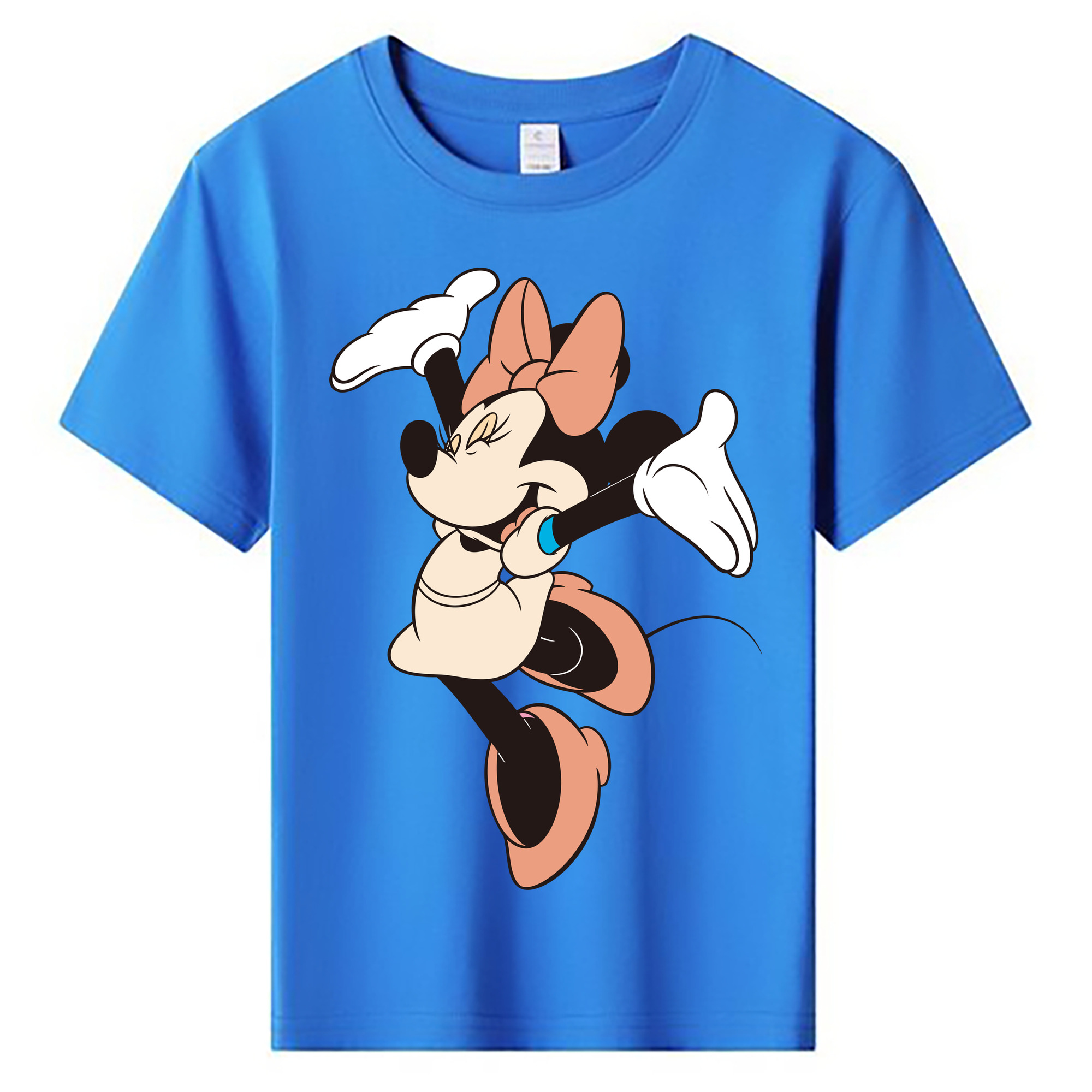 ミッキーマウス Mickey Mouse 綿100％キッズTシャツ（フロントプリント）
